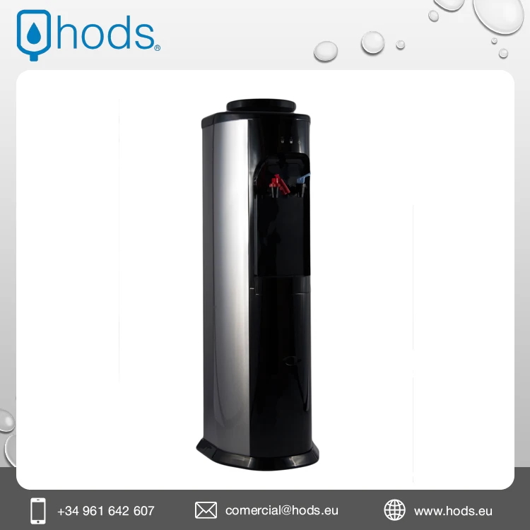 Top Load High Quality Hot and Cold Water Dispenser with Compressor Elegance Black for Household Use
