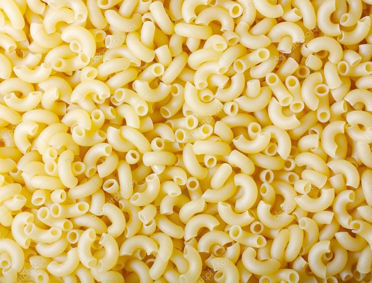 Gluten-free corn flour macaroni pasta
