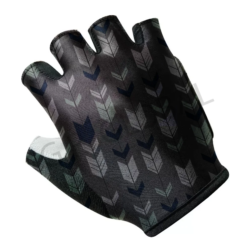 Buy Wholesale Custom Breathable Customized Fitness Half Finger Sublimation Exercise Cycling Weight Lifting Gloves