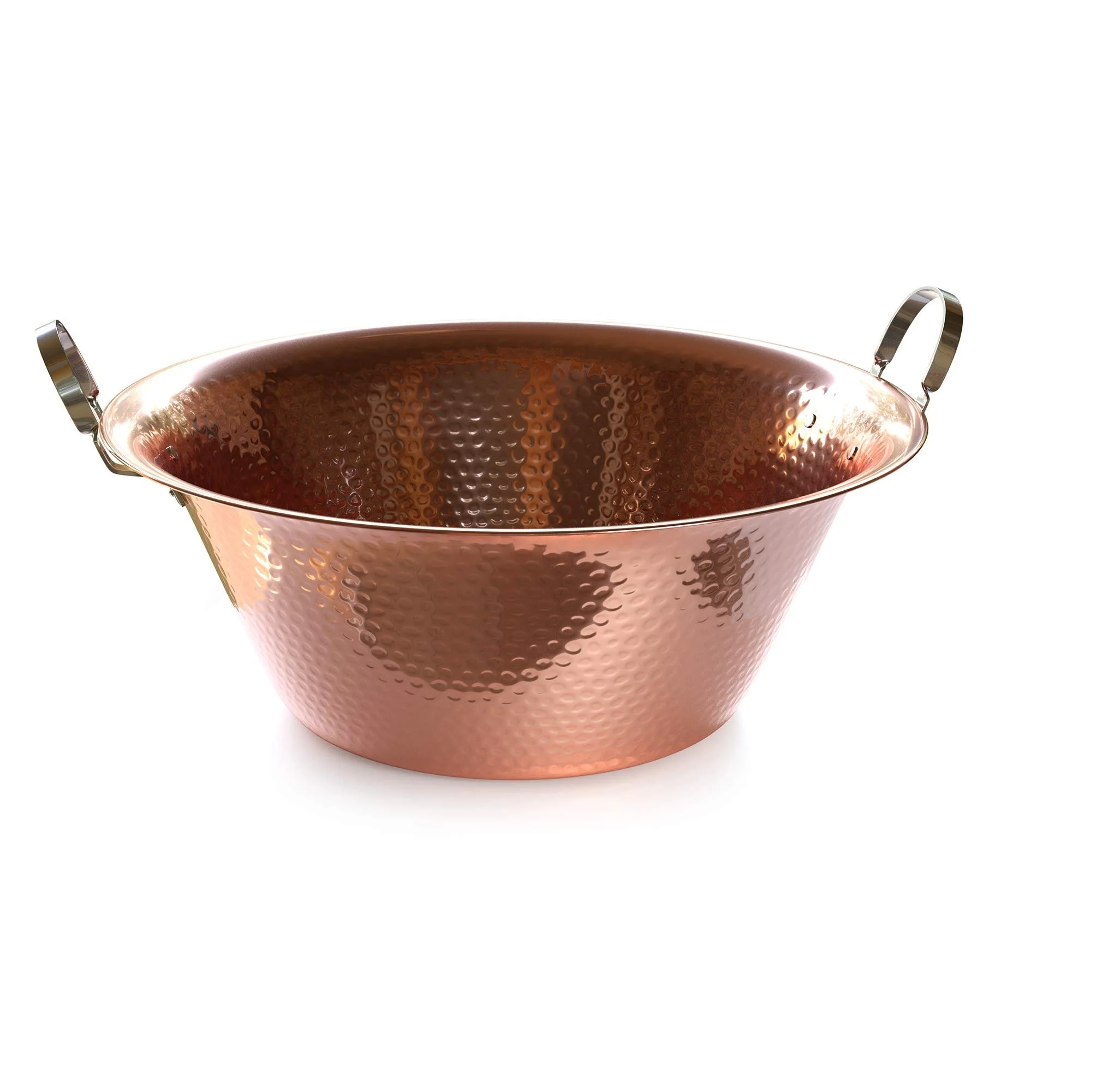 Pure Copper Double Wall Wine Bottles Chiller Champagne Ice Bucket Wine Bottle Holder Champagne Coolers & Wine Chillers