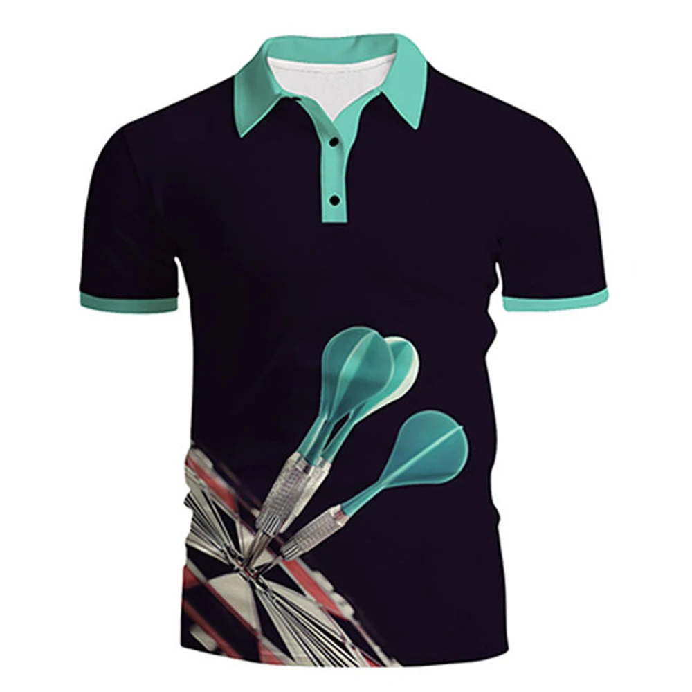 Custom Quick Dry Jerseys for Men Competition Uniform Design Darts Shirts with Pocket design your own dart shirt