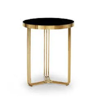 Hot Sale Modern Luxury round Marble Top Coffee Table Nesting Sofa Furniture for Living Room and Bedroom Use