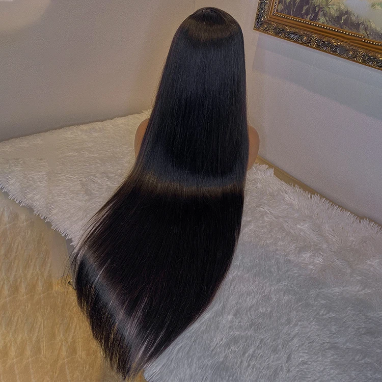 30 40 Inch Human Hair Wig For Black Women,100% Mink Brazilian Straight Hd Lace Frontal Wigs,Frontal Wigs Lace Front Human Hair