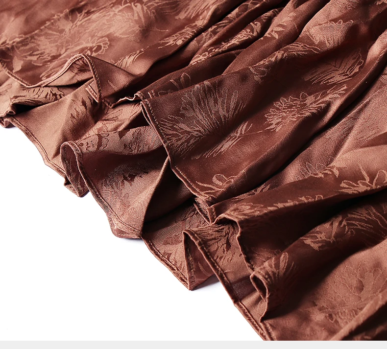 NEW TRENDING ODM, OEM WOMEN BABYDOLL DRESS IN SILK FOR EUROPE AND NORTH AMERICA MARKET