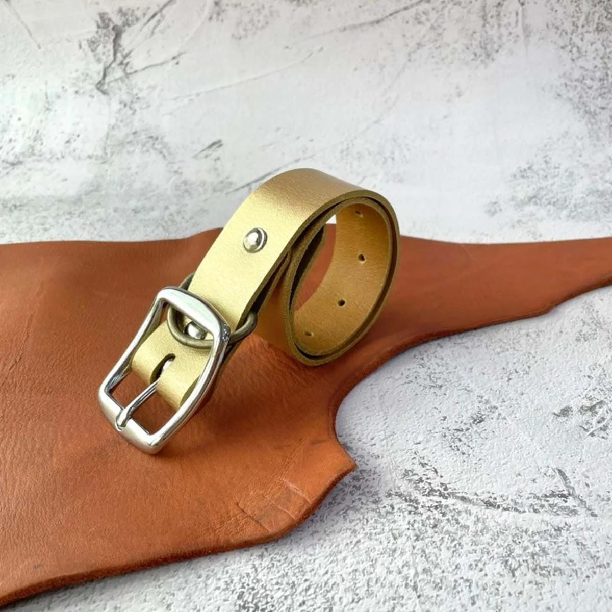 Кожаный Тактический собачий ошейник