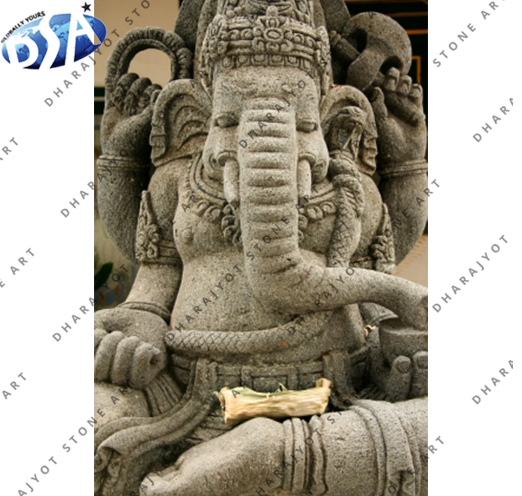 Best Design White Granite Ganesha Statue For Home Decor Available In Wholesale Rate Manufactures From India