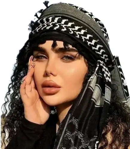 100% хлопковый шарф Kefiyeh