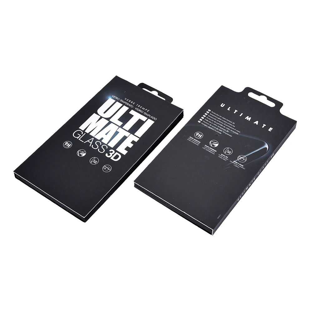 Mobile phone accessories protective film 3C electories 3D glass hardcover packaging cell phone case paper box