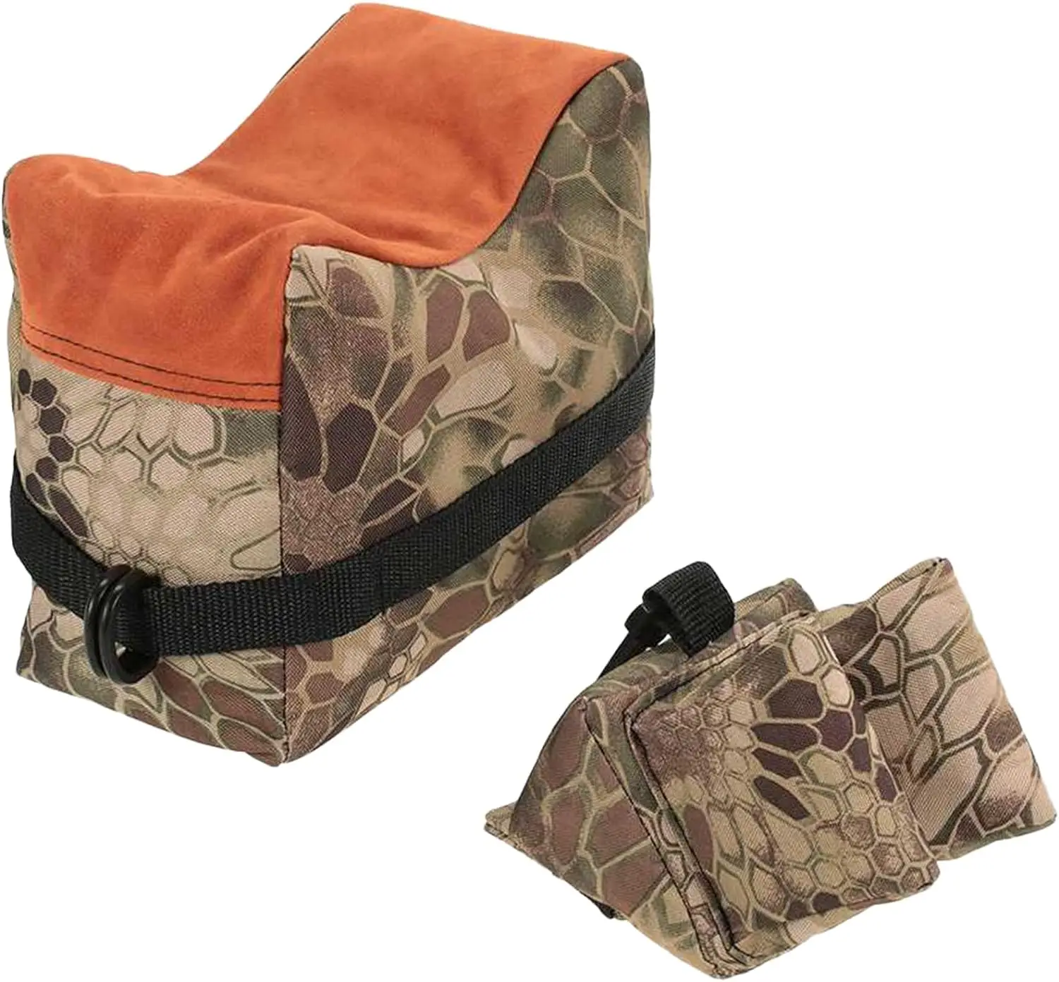 Tactical Shooting Gun Rest and Front Sand Bags Hunting Bench Steady Unfilled Green
