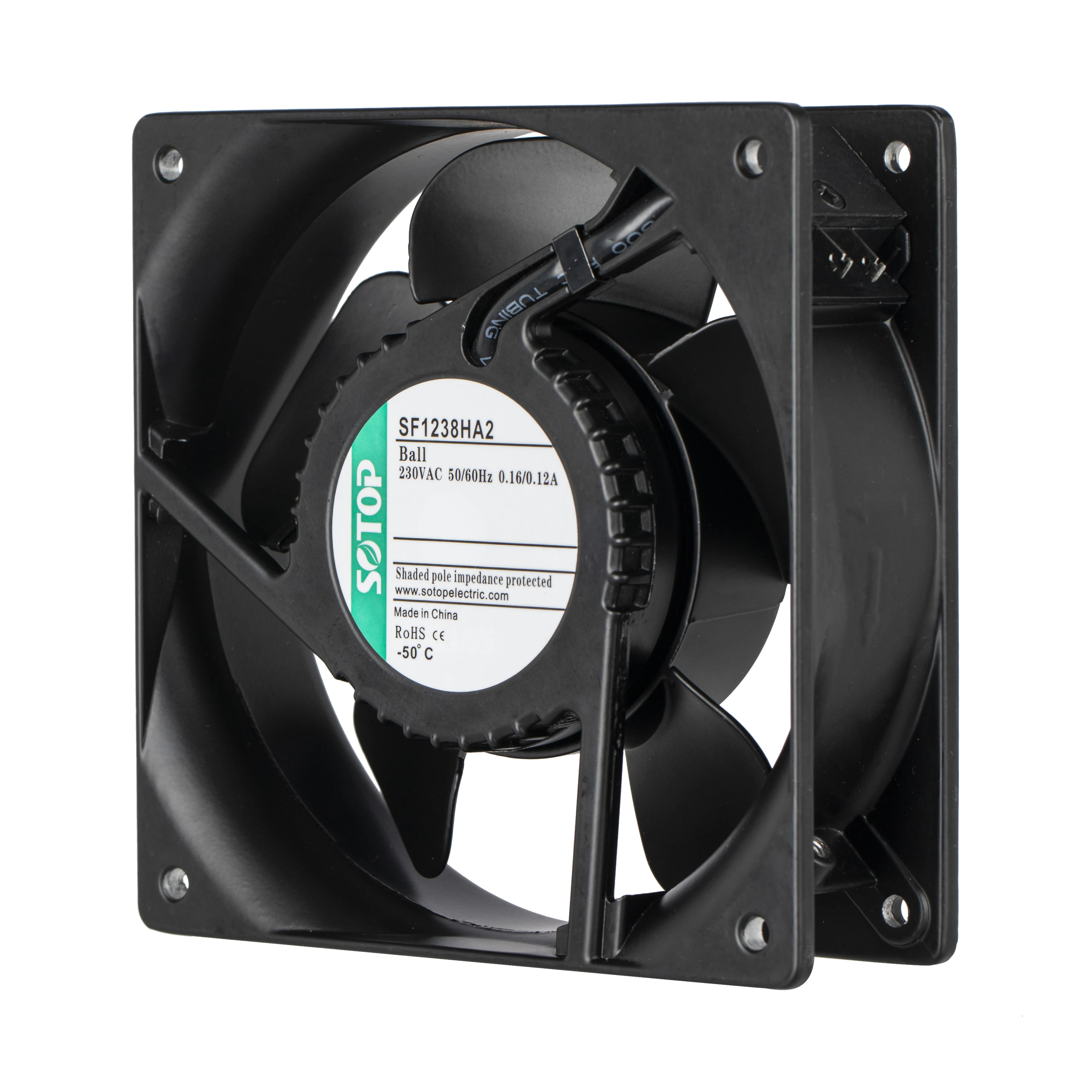 120x120x38 SOTOP FAN 4 inch Cooling 220 115 v SPINDEL Axial ventilation fan