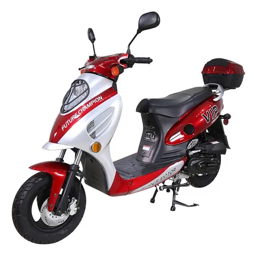 Taotio CY-50A 49cc Gas Automatic Scooter Moped Electric with Keys, Kick Start Back up Scooter For sale