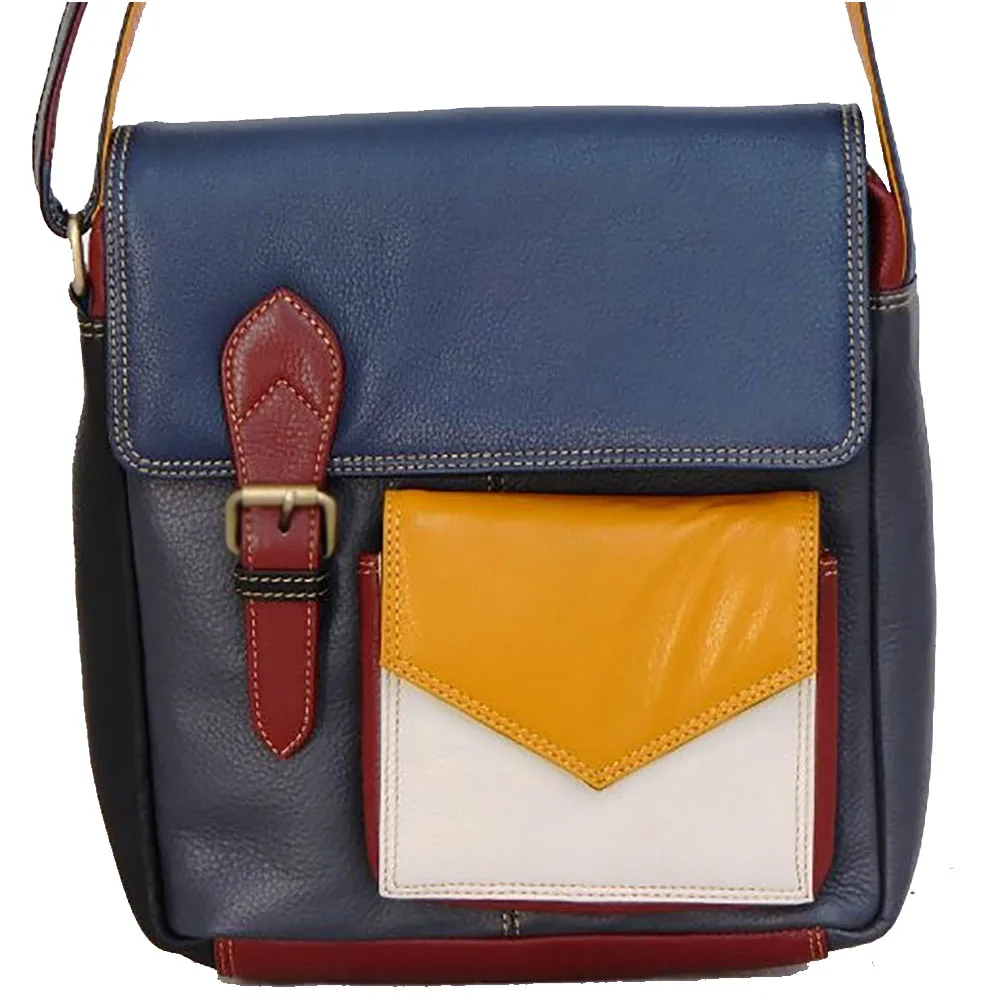 Men Genuine Leather Shoulder Bag Crossbody Purse Leather Satchel Pouch Men Side Bag Messenger Bag for Men shoulder