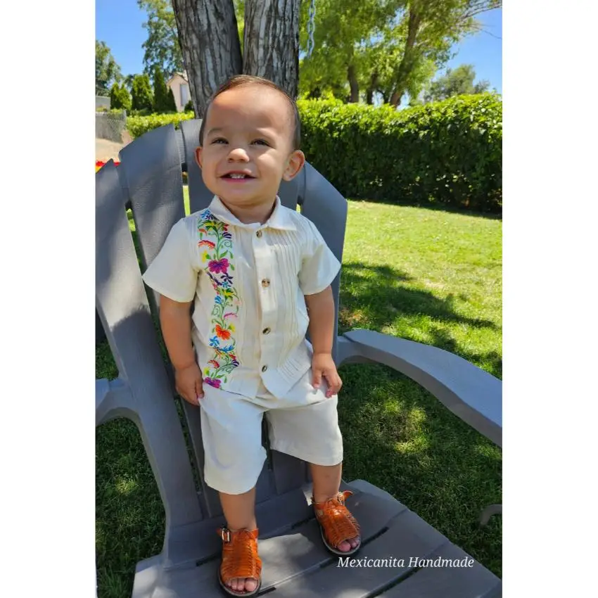 Wholesale Kids Wear Manufacture Good Quality Kids Boy Clothing Embroidered Long Sleeve Baby Boy Baby Set Clothing Outfit Shirts