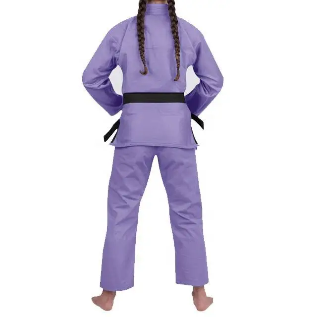 Yellow Color Unisex Martial Arts Wear Karate Uniform With Black Belt Wholesale Best Selling Low Price Karate Wear Suit Set