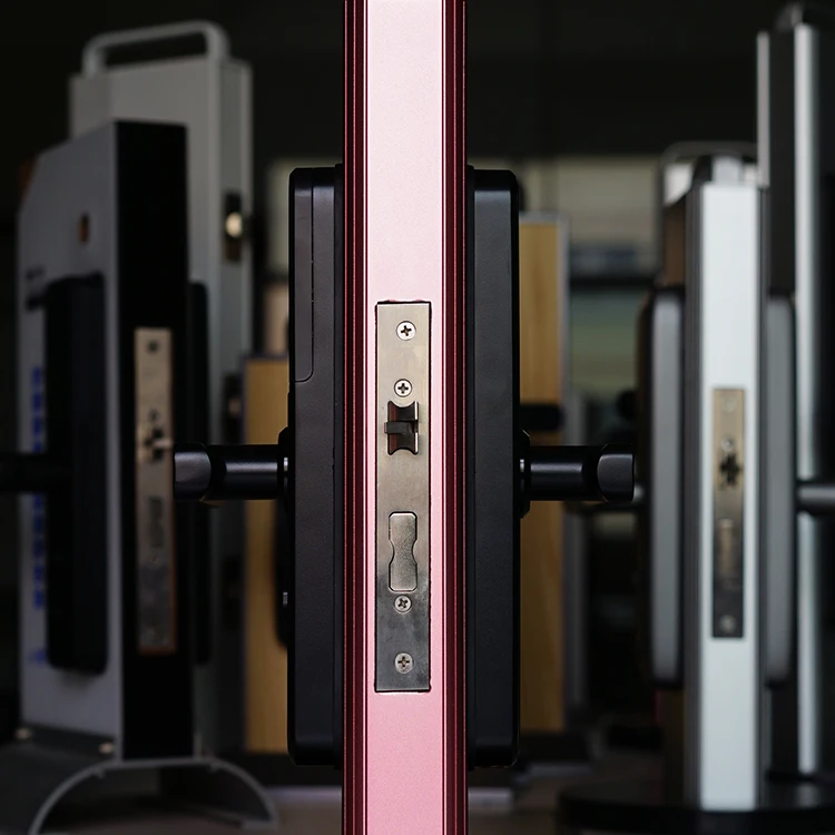 Factory Direct Safety Fingerprint Locks Screen Electronic Finger Touch Handle Home Locker Apartment Ttlock Tuya Smart Door Lock