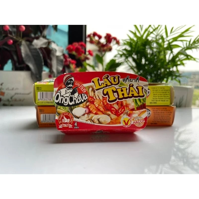 Ong Cha Vaa Thai hotpot seasoning cube 75g Organic Mixed Food Spices And Seasoning convenient instant spice from VIet Nam