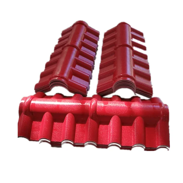 Impact-Resistant PVC Roofing Tiles colorful PVC Synthetic Resin Tiles for Villas