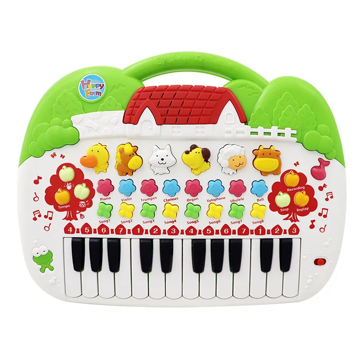 2024 new arrivals baby toys Kids Animal voice Music Keyboard Musical toy instruments Unisex