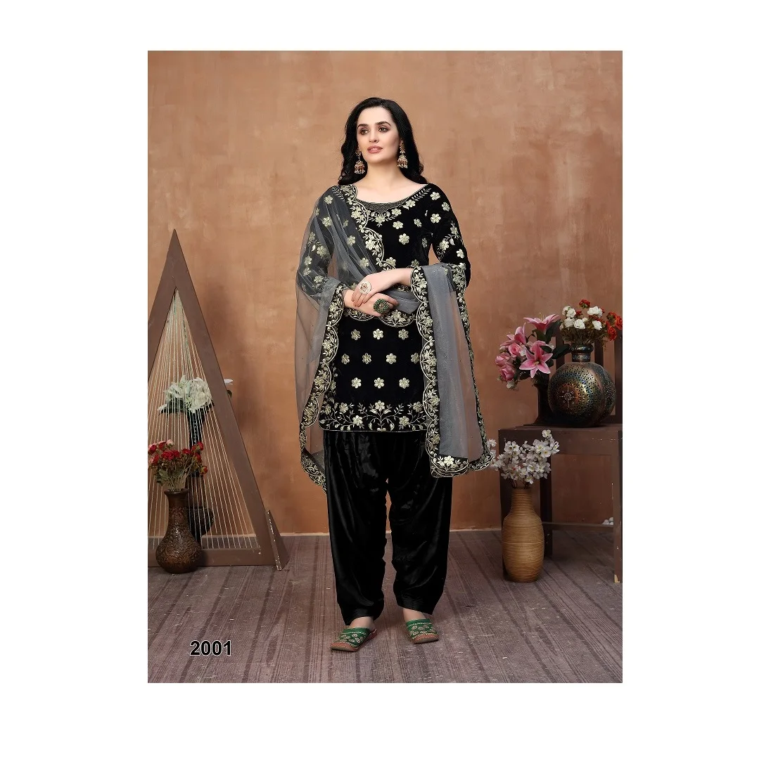 High on Demand Velvet Punjabi Suits For Wedding and Festival Wear At Wholesale Price From India