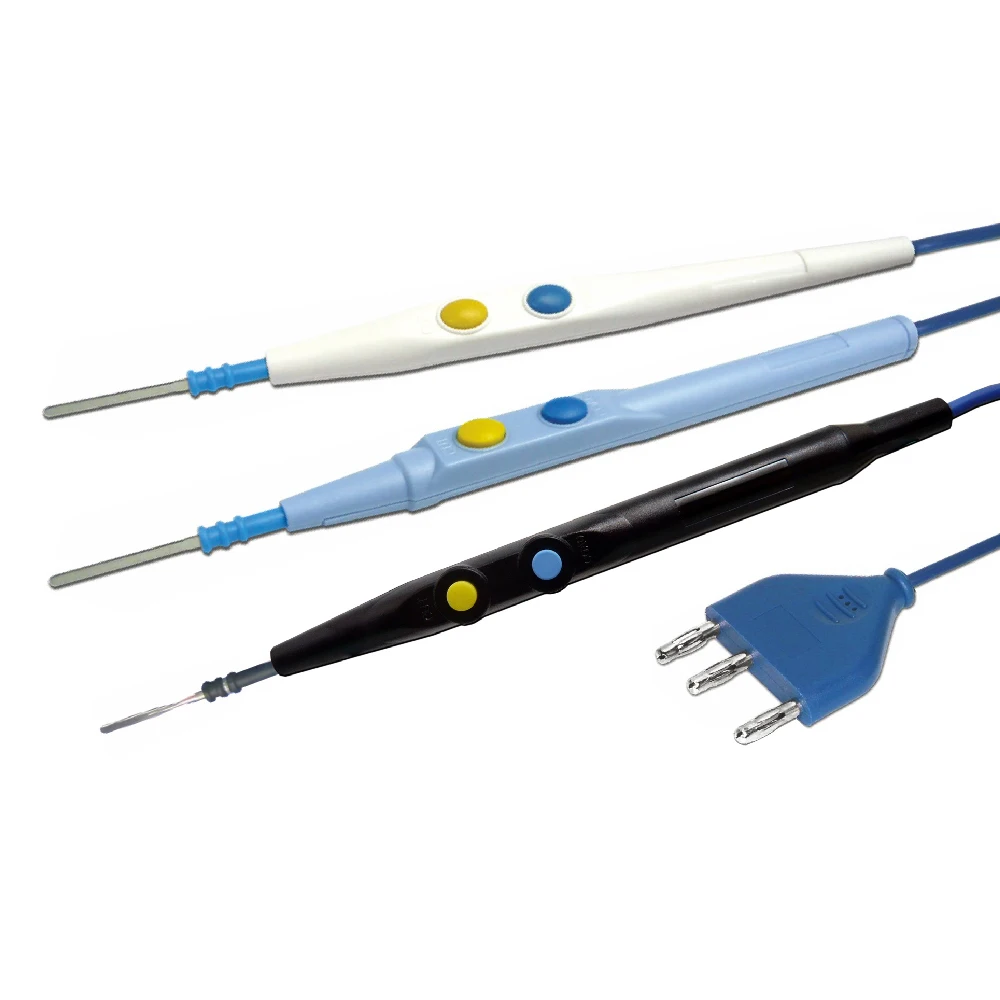 Monopolar Disposable Cautery Surgical Medical Button Control Electrosurgical Pencil