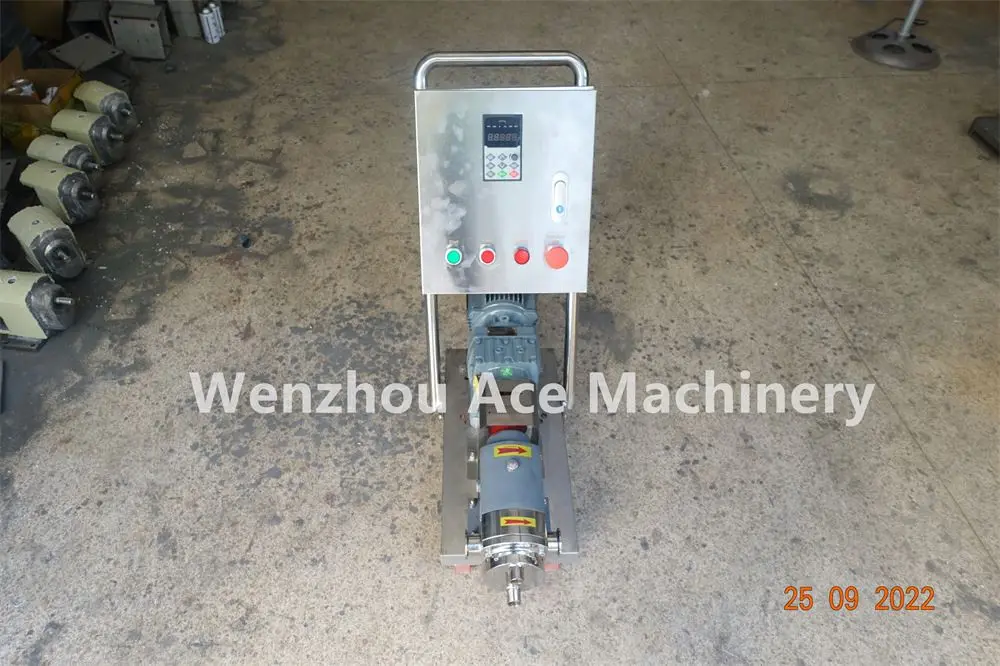 Ace Stainless Steel Food Grade High Viscosity Glucose Maltose Syrup Transfer Pump Rotary Lobe Pump