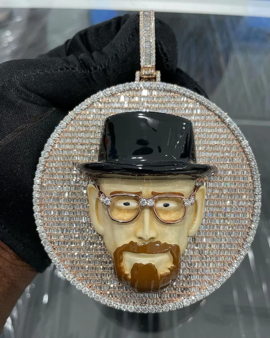 VVS Natural Iced Out Round Baguette Oval Princess Diamonds Letter Initial Name Jewelry Personalized Custom Pendant