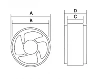 [ROBOTECH] Top Premium Quality Best Price and High performance Pipe Fan for Ventilation RPF-15P made in Korea