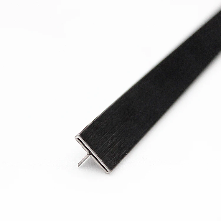 Stainless Steel Decorative Profile 304 T Shape Metal flooring Tile Strips Wall Ceramic Tile Accessories For Wall Decoration