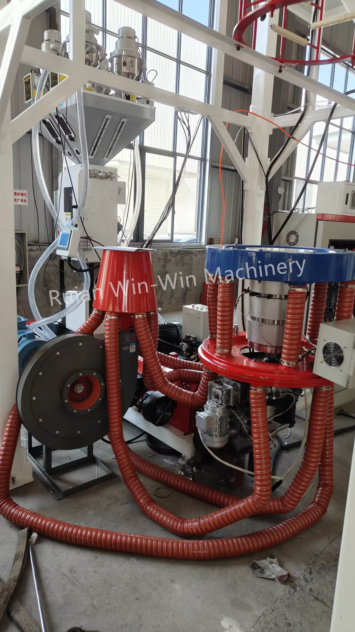 GY75/1400 High speed automatic rewinding HDPE LDPE PE Plastic Film Blowing Machine