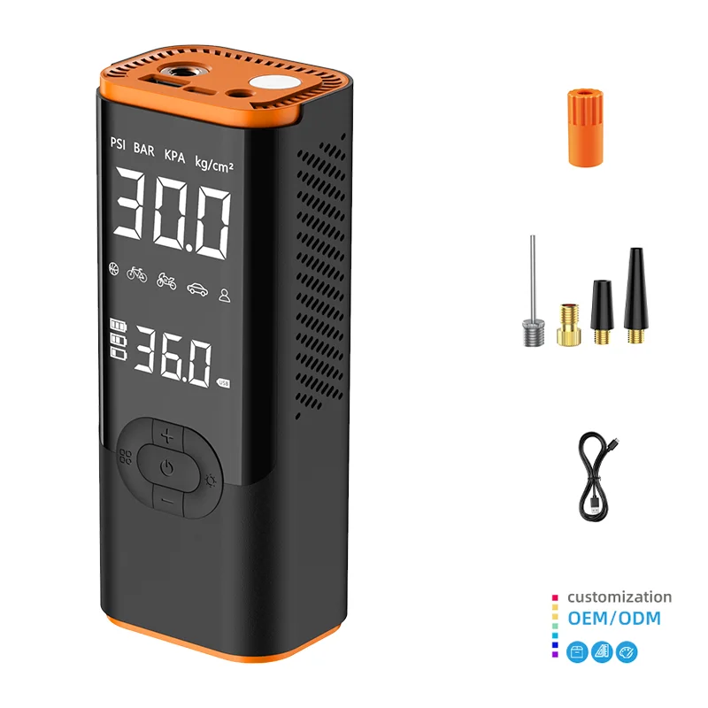 2024 New 6000mAh Portable Electric Digital 150PSI Air Compressor Car Tire Inflator 12V