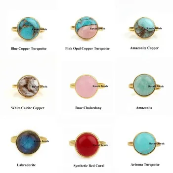 Superb 925 Sterling Silver Synthetic Watermelon Tourmaline Octa Checker Cut 12x16mm Bezel Setting 18k Gold Filled Ring for Women
