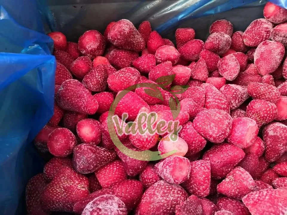 Frozen strawberry 2022 from Egypt wholesale high quality good color and excellent taste special discount for juice factories