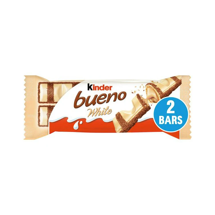 Kinder Bueno Compound Chocolate Bars Sweet Milk Flavor with Biscuit Candy and Nut Ingredients Solid Powder Form Good Price