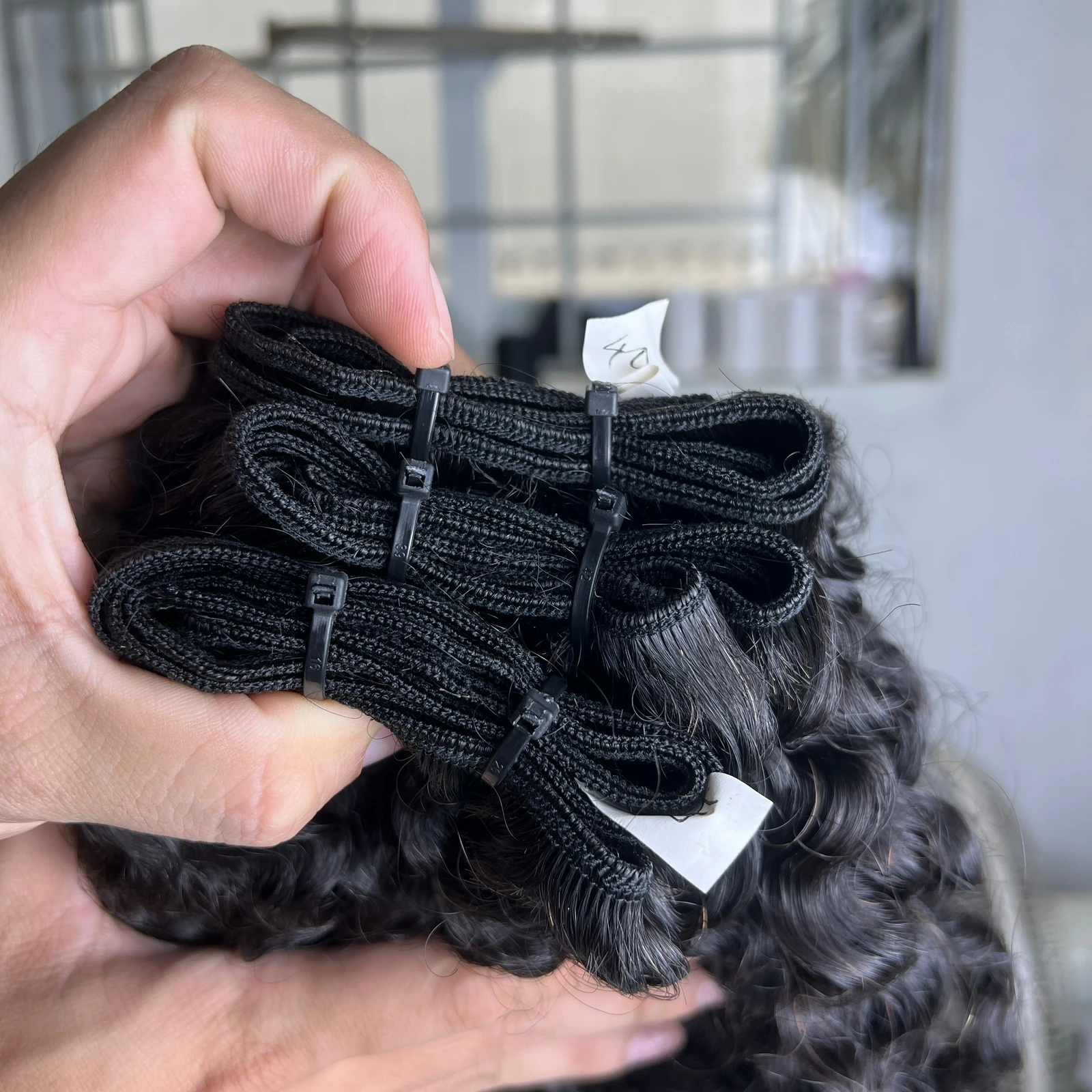 Wholesale Vietnam Raw Unprocessed Burmese Curly Weave Bundles - Hot Texture Kindly Curly Hair Low Price Factory Hair Extensions