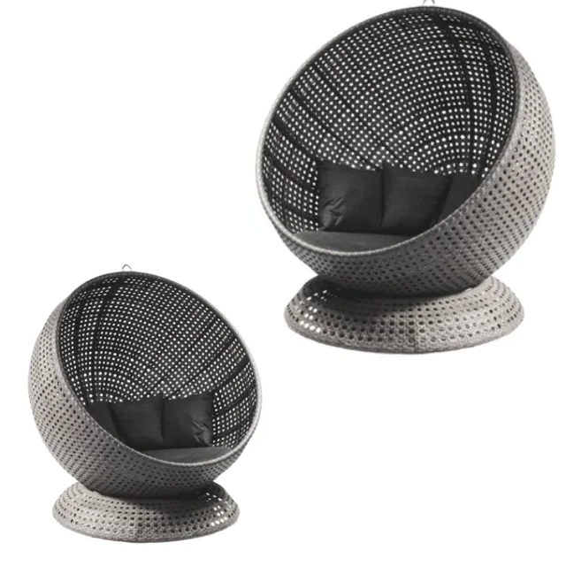 New product modern simple other hotel furniture round rattan leisure chair waterproof good quality product from Indonesia