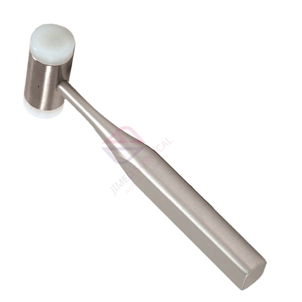 High-Grade DIY Mallet 210g 135g Instruments German Stainless Steel Plastic Facing OEM Customizable Hammer Rubber Hard Bone