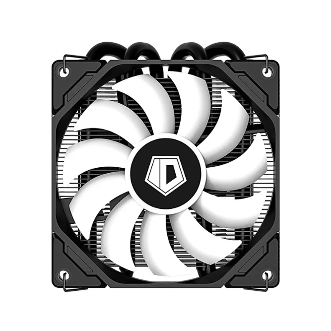 Низкопрофильный радиатор IS-40X охлаждения процессора LGA1700 1200 115x AM4 4, черный, 9 см, высота вентилятора 45 мм для шасси A4