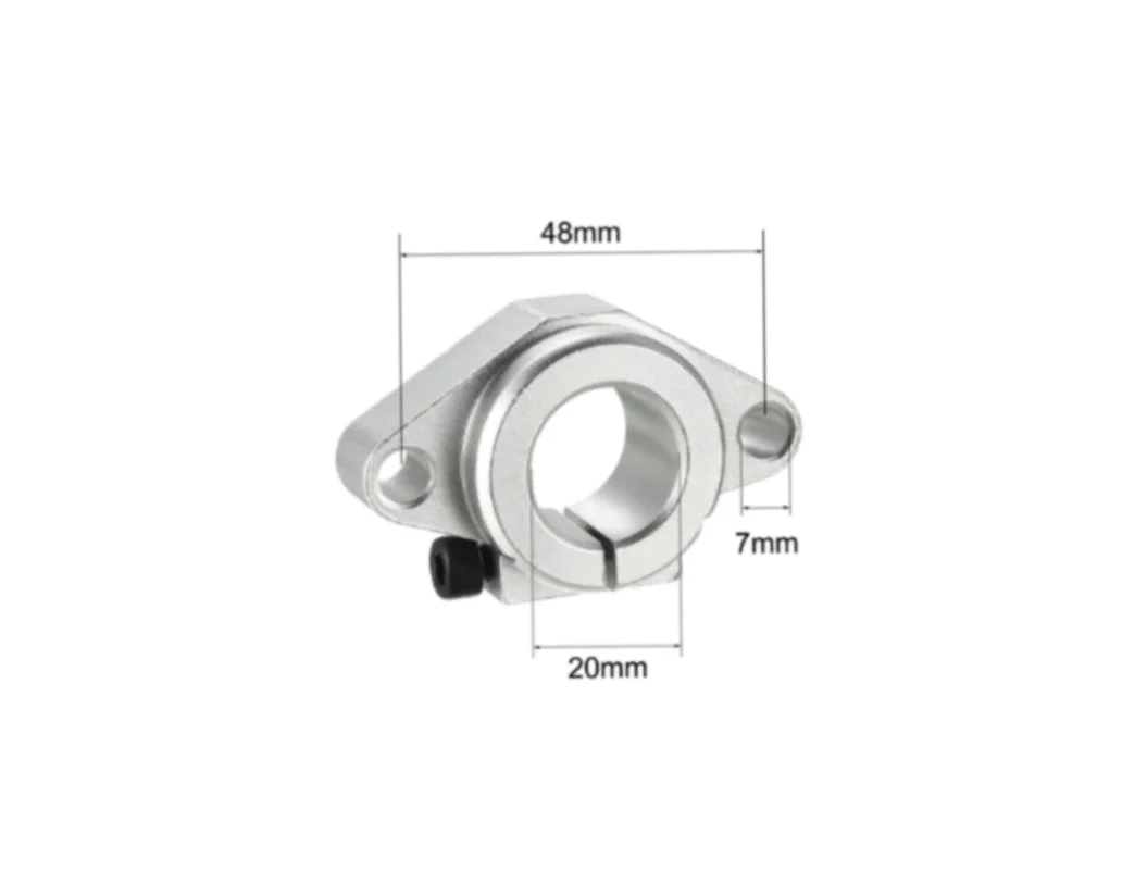 Stock SHF8 SHF10 SHF12 SHF16 SHF20 SHF25 SHF30 SHF35 Linear Motion Rail Clamping Rod Rail Guide Support For 20mm Dia Shaft