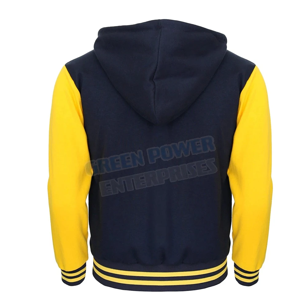 oem custom wholesale embroidery full sleeves baseball bomber letterman sports jacket for men
