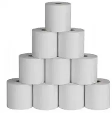 Изготовленный OEM 50x80 мм тепловые кассовые бумажные рулоны 57 модель с 40 размером брелока Справочная цена