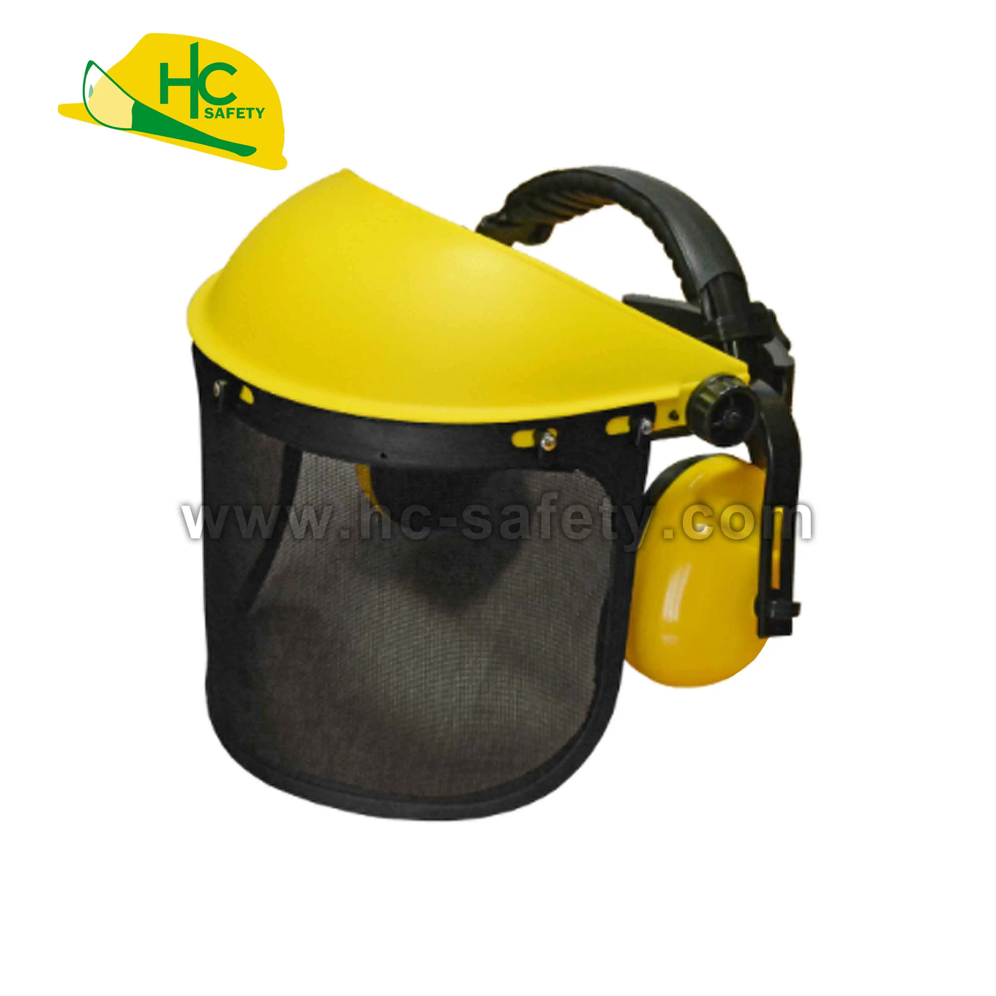HC800A Wire Netting Face Visor Wire Mesh Face Shield & Earmuffs Set