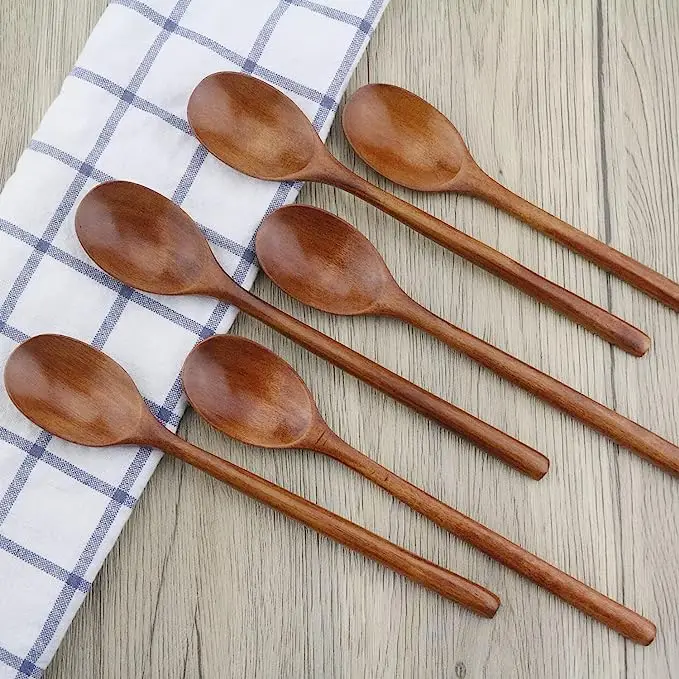 Best Quality Handicraft Wooden Spoons Use Home & Restaurant