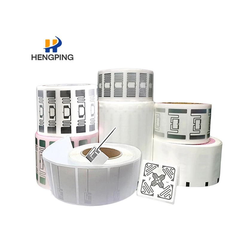 Оптовая цена индивидуальная антенна UHF RFID этикетка дальнего считывания 860-960 МГц влажная инкрустация наклейка для контроля доступа
