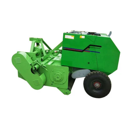 Diesel engine rice straw corn silage packing mini round hay baler machine alfalfa grass wrapper roll baler price for sale