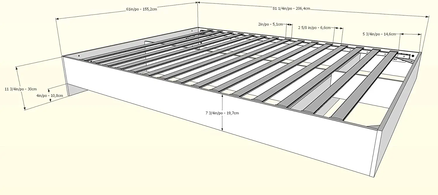 TH-H8550 современная мебель для спальни хранения двуспальная
