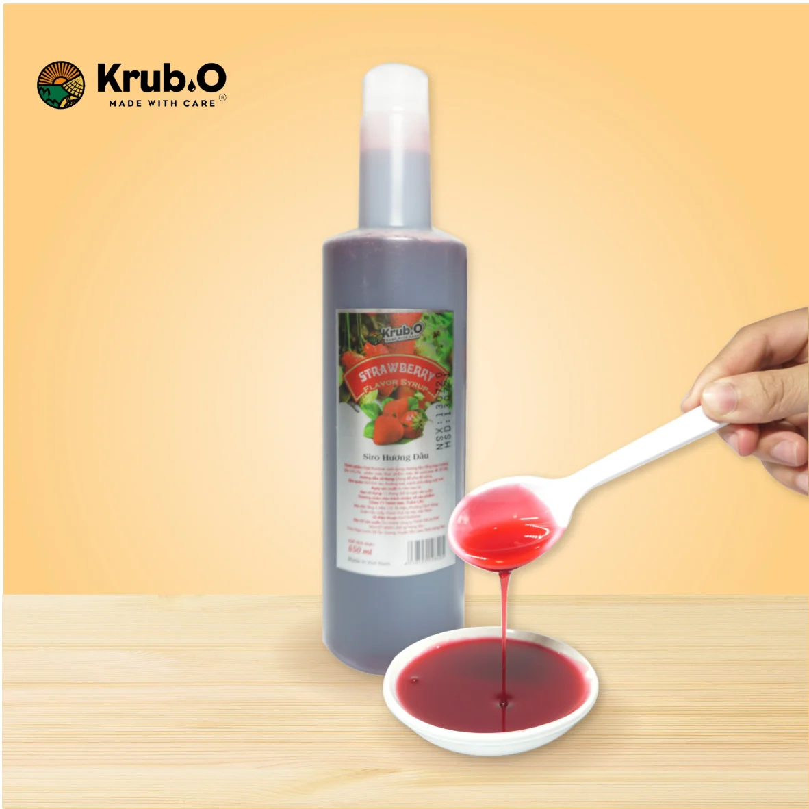 Strawberry Syrup Concentrated Juice For Bubble Tea Ingredients Made From Vietnam High Quality For Sale