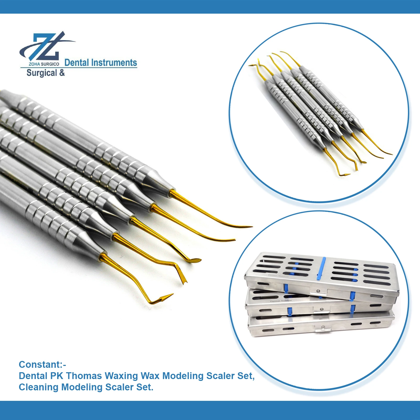 Набор инструментов для удаления зубных восков и моделирования