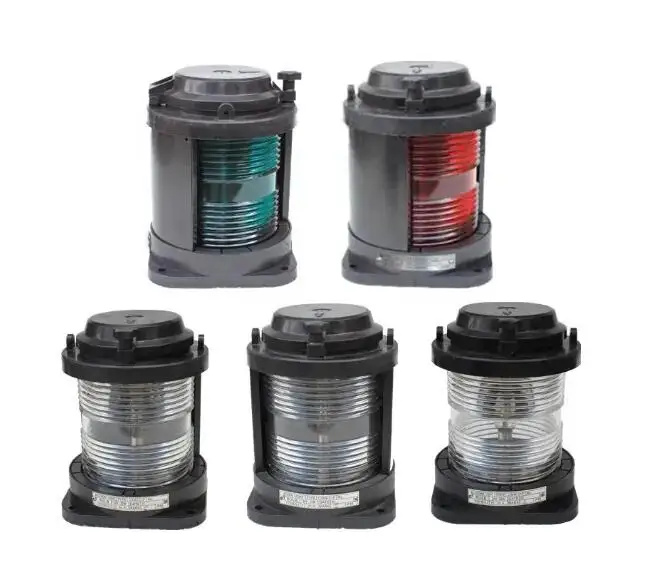 Sunfine Waterproof Plastic 24V 25W Bay15d SIngle Tier Marine Navigation Signal Light