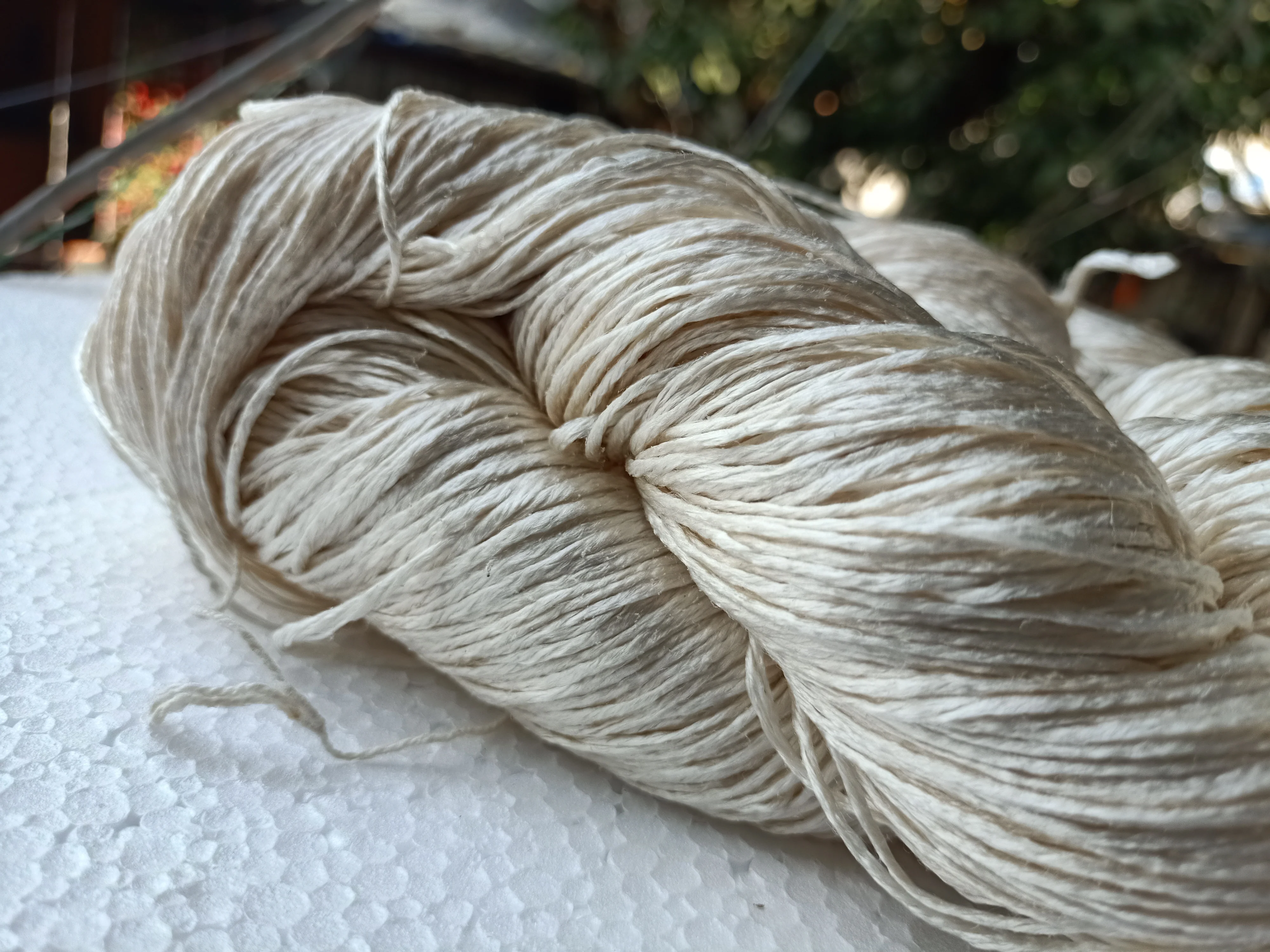 Custom made unleash Luxury with Mulberry Filament Silk Yarn Pure Smooth and Radiantly Lustrous Idle fabrics intricate embroidery