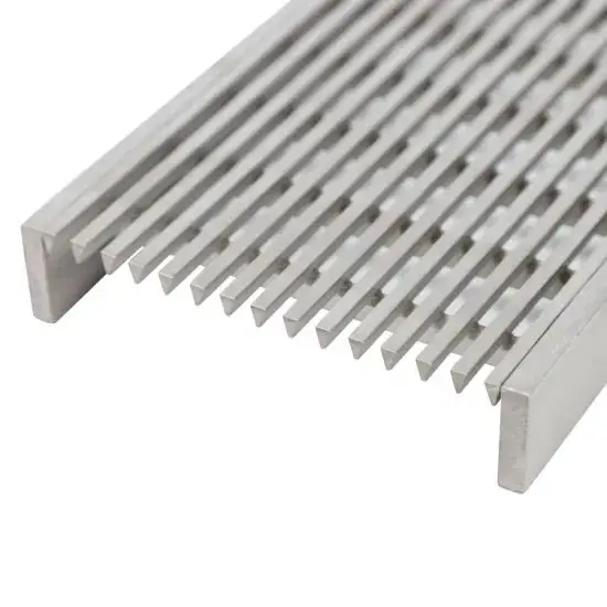 swimming pool linear drain drainage channel stainless steel grating